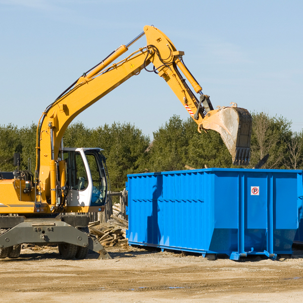 what size residential dumpster rentals are available in Libertyville IA